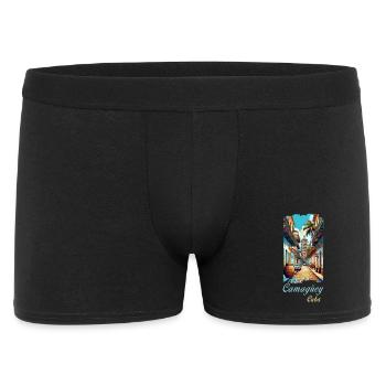 Camagüey Kuba Städtereisen Design - Männer Boxer Shorts - Schwarz - Vorne