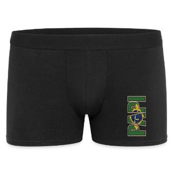 PAPI Brasil – Retro style with flags - Men's Boxer Shorts - black - Front