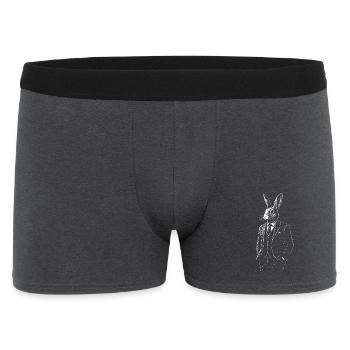 Dapper Rabbit en costume sur mesure - Boxer Homme - charbon - Devant