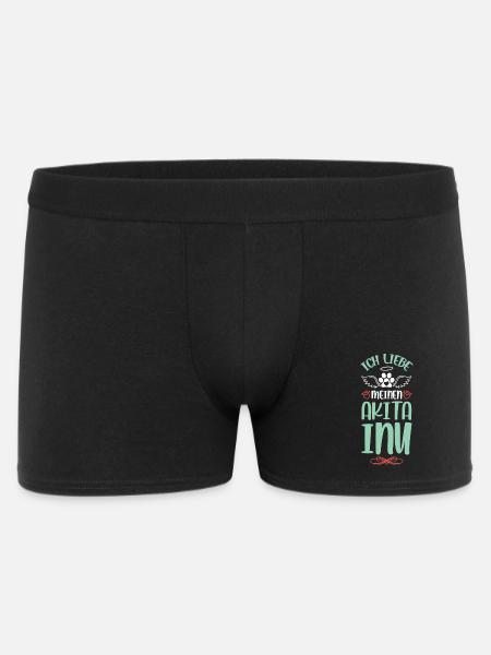 J’aime mon Akita Inu - Boxer Homme - noir