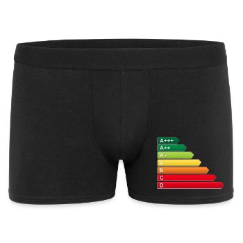 SF energy label - Men's Boxer Shorts - black - Front