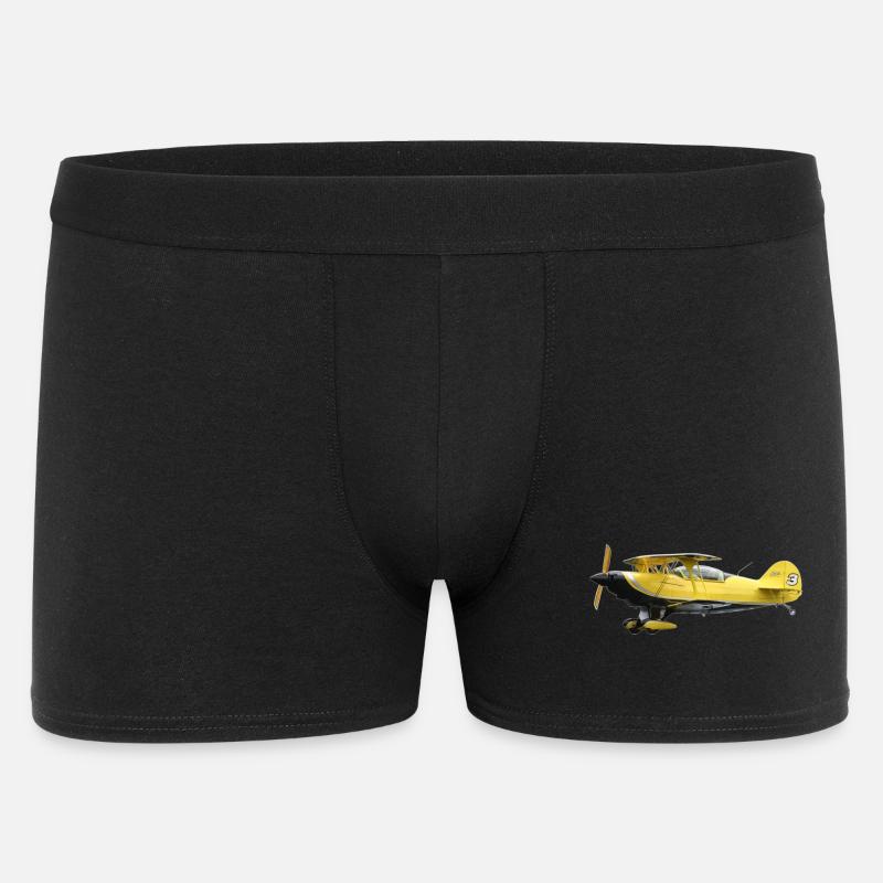 Pitts S2B - Männer Boxer Shorts - Schwarz