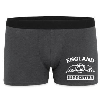 Angleterre Football Fan - Boxer Homme - charbon - Devant