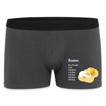 Senfeier Rezept - Männer Boxer Shorts - Anthrazit - Vorne