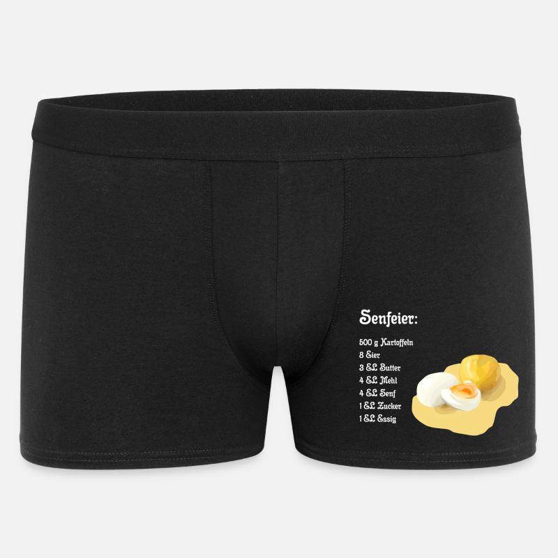 Senfeier Rezept - Männer Boxer Shorts - Schwarz