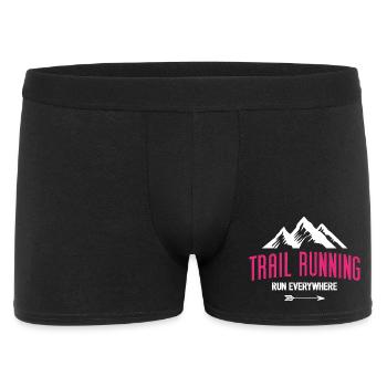 Trail Running – Courez partout - Boxer Homme - noir - Devant
