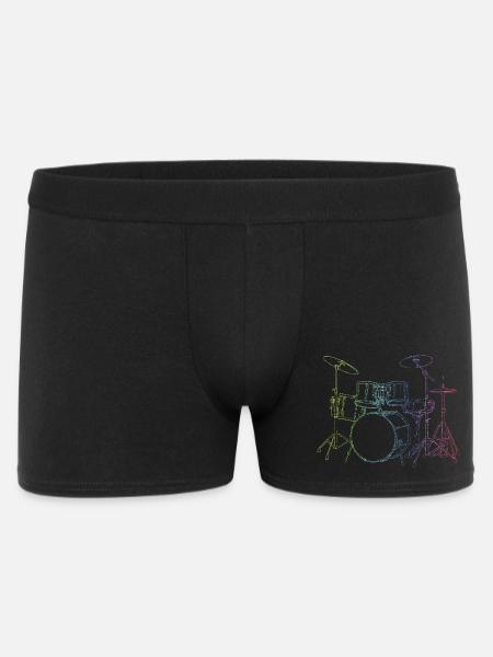 Drumset Sticks Drummer Drums Drummer - Men's Boxer Shorts - black