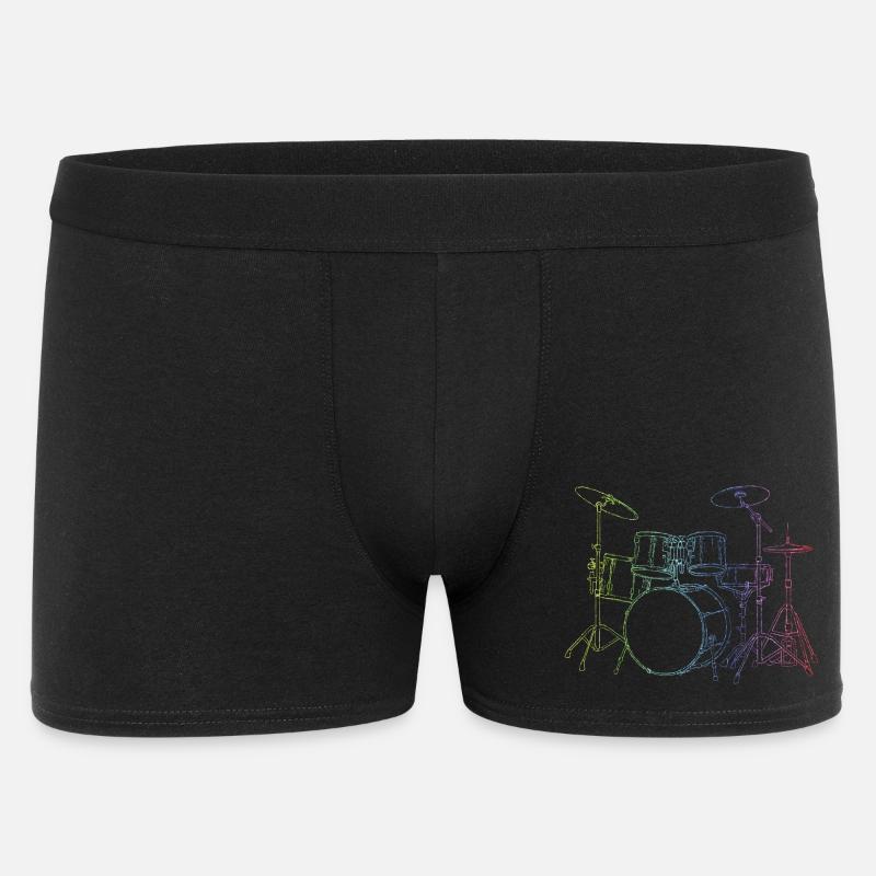 Drumset Sticks Drummer Drums Drummer - Boxer Homme - noir