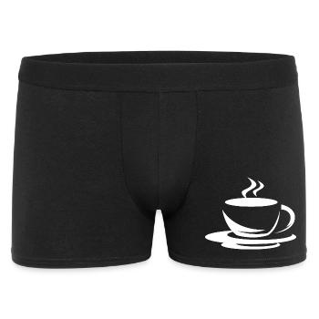 café café icône café illustration tasse - Boxer Homme - noir - Devant