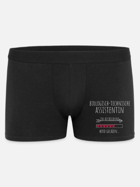 Biologisch Technische Assistentin in Ausbildung - Männer Boxer Shorts - Schwarz
