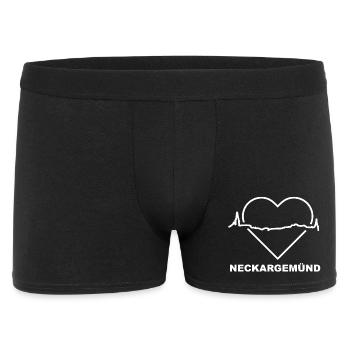 Neckargemünd - Battement de cœur - Boxer Homme - noir - Devant