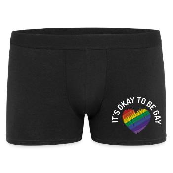 C’est normal d’être gay - Boxer Homme - noir - Devant