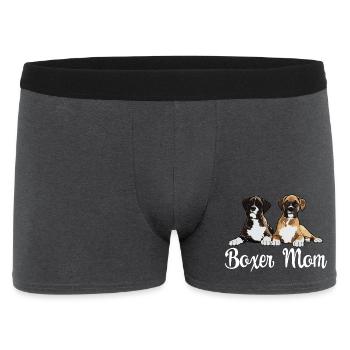 Boxer Chien Boxer Maman - Boxer Homme - charbon - Devant