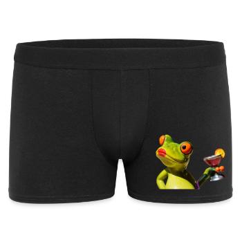 Lime Frog Martini Night - Men's Boxer Shorts - black - Front