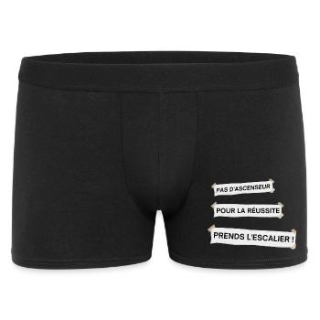 Pas d'ascenseur pour la réussite - Boxer Homme - noir - Devant