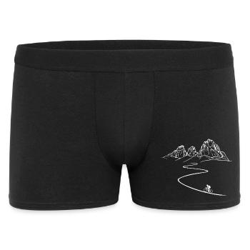 Dolomites Road Bike, Three Peaks, Road Cyclists, Cycling - Men's Boxer Shorts - black - Front