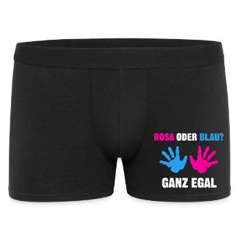 Mama Schwangerschaft Baby Statement Schwanger - Männer Boxer Shorts - Schwarz - Vorne