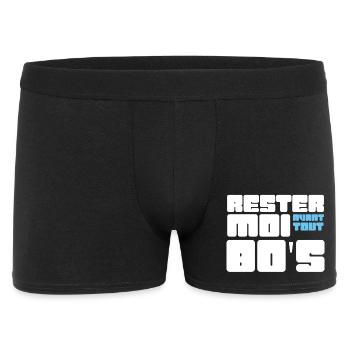 Rester moi avant tout 80's - Boxer Homme - noir - Devant