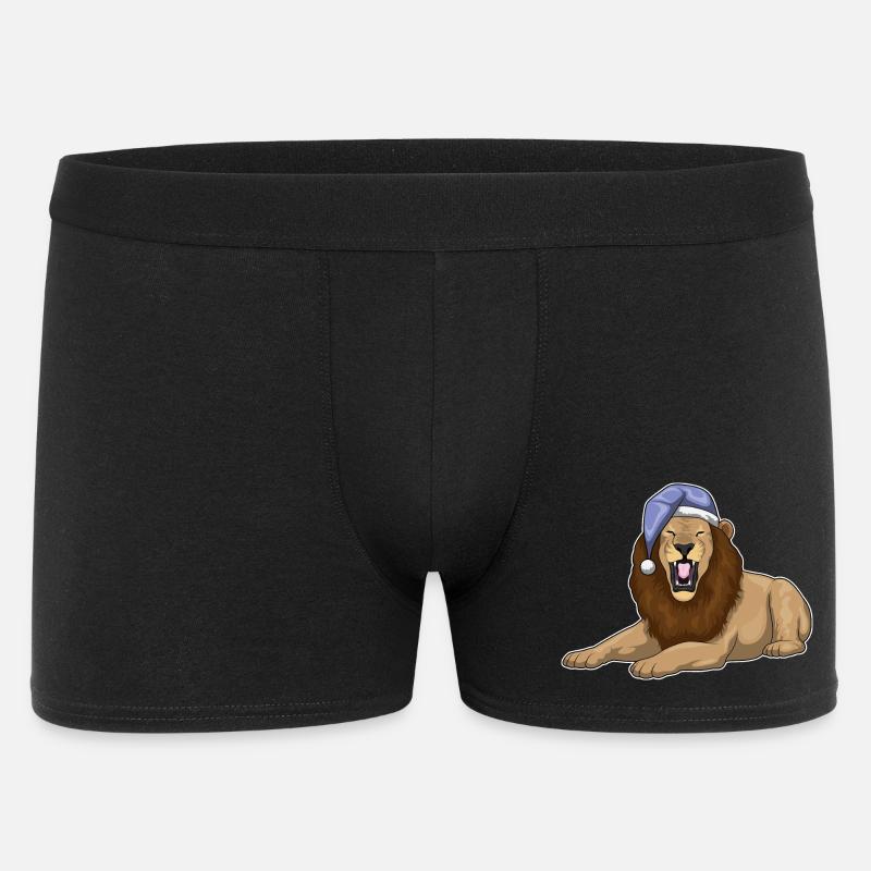 Leo Sleep Nightcap - Boxer Homme - noir