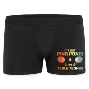 Ce n’est pas du ping-pong - Boxer Homme - noir - Devant