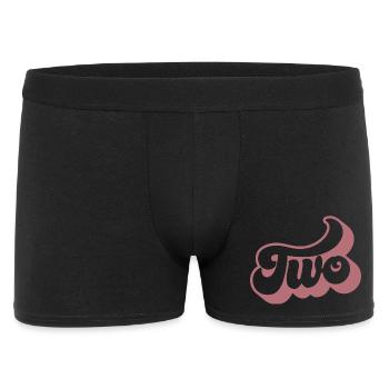 Two 2nd Birthday For Girls 2 Years Old - Men's Boxer Shorts - black - Front