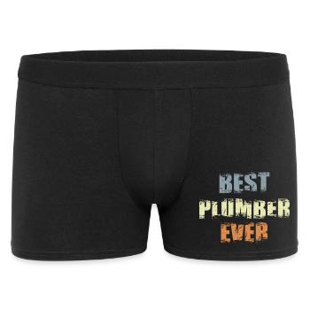 Meilleur plombier - Boxer Homme - noir - Devant