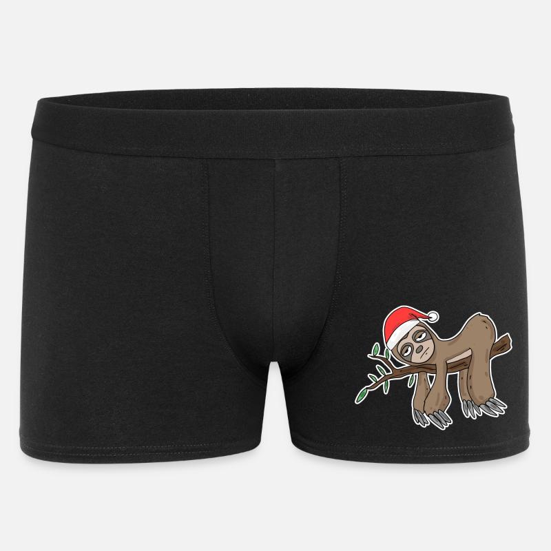 Sloth Christmas - Men's Boxer Shorts - black