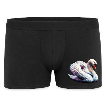 Swan - Men's Boxer Shorts - black - Front