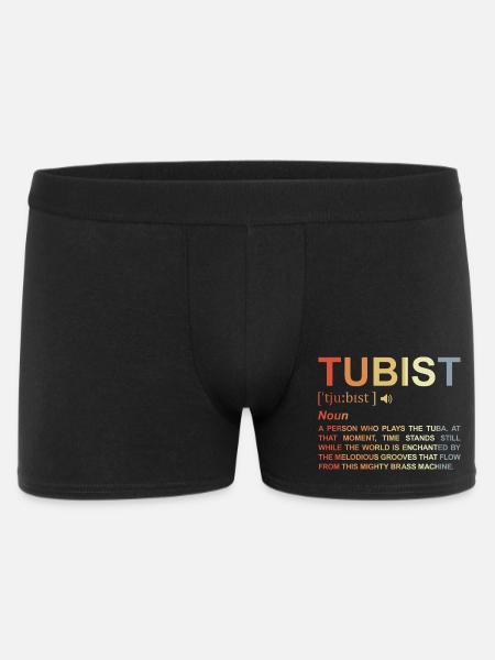 Tubist Definition - Männer Boxer Shorts - Schwarz