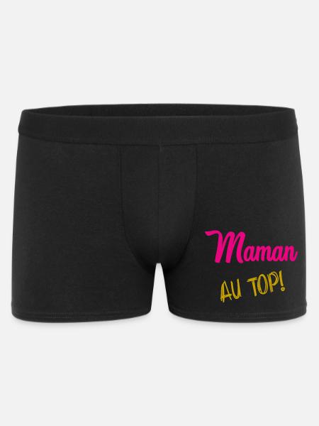 MAMA - Männer Boxer Shorts - Schwarz