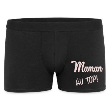 MAMAN. HUMOUR - Boxer Homme - noir - Devant