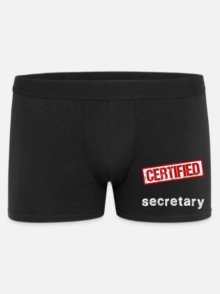 Secretary - Men's Boxer Shorts - black