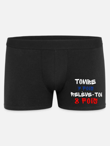 Témoignage d'Optimisme et de Résilience - Boxer Homme - noir