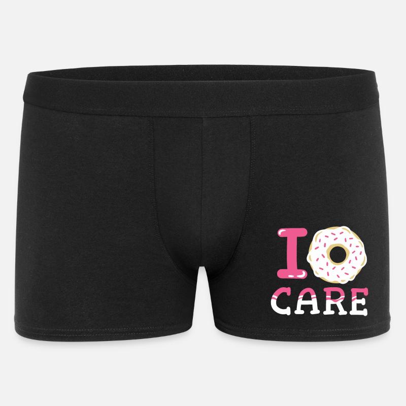 Donuts Donut-Liebhaber - Männer Boxer Shorts - Schwarz
