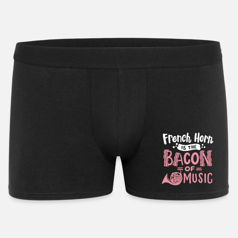 Waldhornmusik - Männer Boxer Shorts - Schwarz
