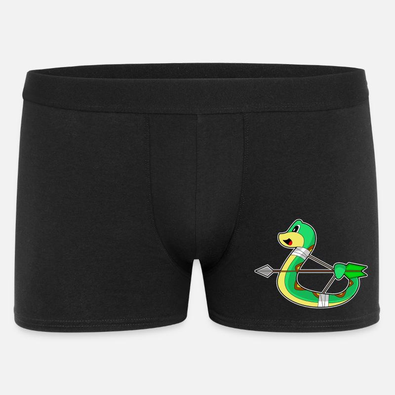 Schlange Bogenschütze Bogen - Männer Boxer Shorts - Schwarz