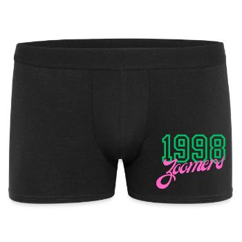 1998 Zoomers Retro Typography Design - Men's Boxer Shorts - black - Front