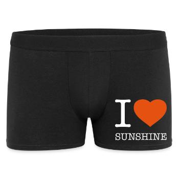 J’AIME LE SOLEIL SOLEIL - Boxer Homme - noir - Devant