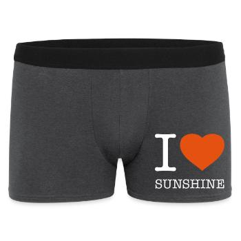 J’AIME LE SOLEIL SOLEIL - Boxer Homme - charbon - Devant