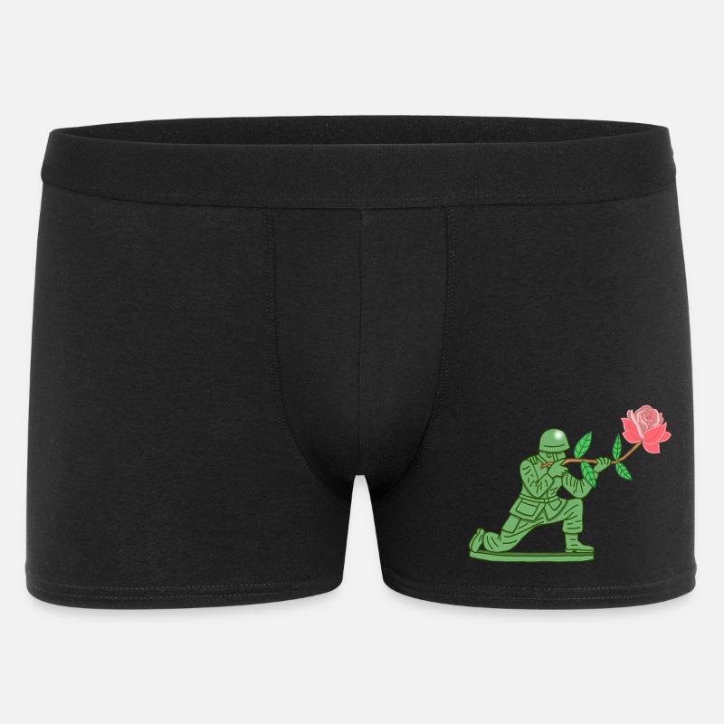 Peacekeeper - Männer Boxer Shorts - Schwarz
