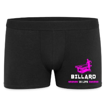 Le billard c'est la vie - Boxer Homme - noir - Devant