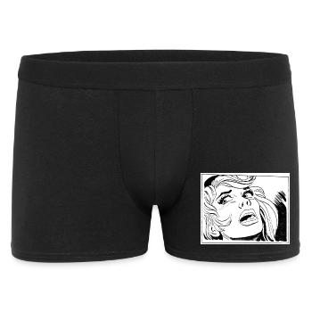 34 Fille - Boxer Homme - noir - Devant