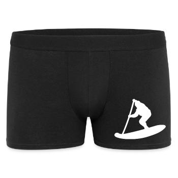 Minimalist Stand Up Paddle Silhouette - Men's Boxer Shorts - black - Front
