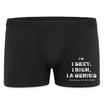 Blague booléenne - T-shirt de développement drôle - Boxer Homme - noir - Devant