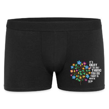 Its Okay If The Only Thing Is Breath - Men's Boxer Shorts - black - Front