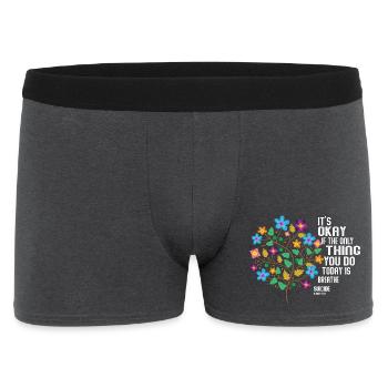 Ce n’est pas grave si la seule chose est l’haleine - Boxer Homme - charbon - Devant