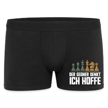 Funny Chess Set Chess Design Chess Pieces - Men's Boxer Shorts - black - Front