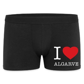 I love Algarve - Men's Boxer Shorts - black - Front