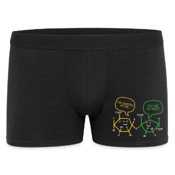 Chimie Chimiste Professeur de chimie Dire science - Boxer Homme - noir - Devant