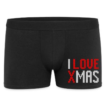 Je l’aime bien les Noëls moches de Noël - Boxer Homme - noir - Devant
